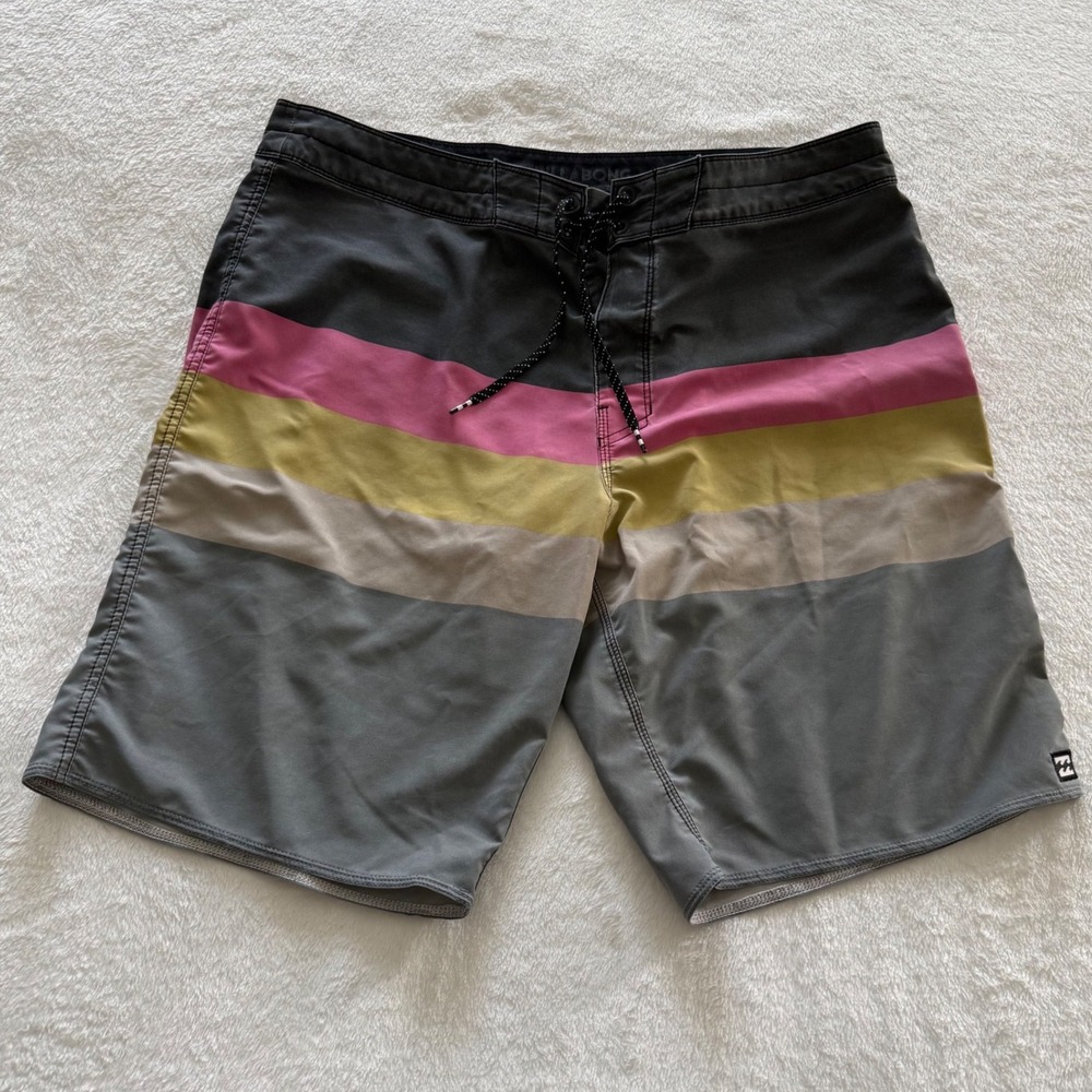Billabong‎ Platinum X Boardshorts Mens 36 Colorblock Surf Swim